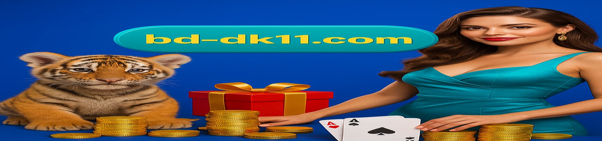 DK11-এ জিতুক বা হোক না কেন, ৩% সঙ্গে সঙ্গে ফেরত পান। একটি মিষ্টি বাঘ ও একটি রাজকন্যার সঙ্গে আমাদের গেমিং জগতে যোগ দিন, প্রতিটি গেমে পুরস্কার পান।